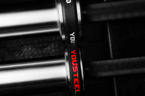 Гриф для штанги YouSteel XF-20 20кг чёрный