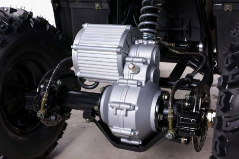 Квадроцикл детский электрический OMA Electric ELF-750 Dark green