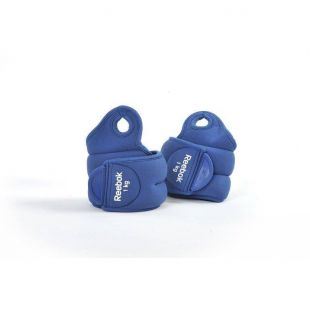 Утяжелители на запястья Reebok RAEL-11071BL Elements 1 кг синие (пара)