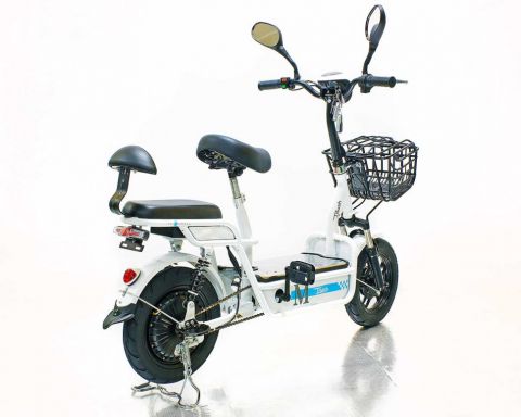 Электро мопед GreenCamel Тайфун 350 (48V 12Ah 350W) быстросъём