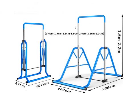 Турник для подростков DFC GA002 складной голубой