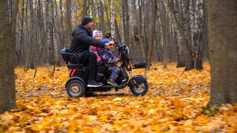 Электротрицикл WHITE SIBERIA SIBTRIKE 2000W