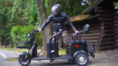 Электротрицикл WHITE SIBERIA SIBTRIKE R 2000W