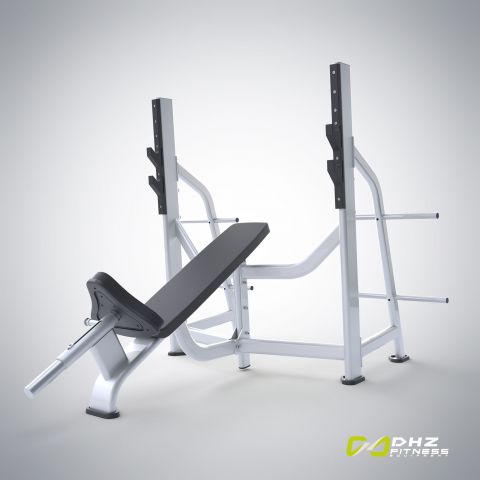 E-7042 Скамья-стойка для жима под углом вверх (Olympic Bench Incline)