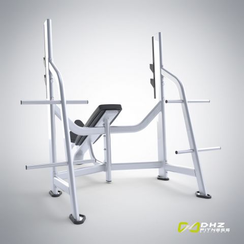 E-7042 Скамья-стойка для жима под углом вверх (Olympic Bench Incline)
