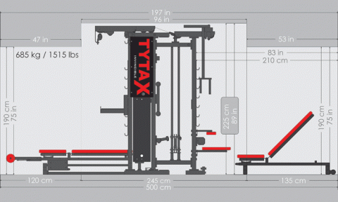 Многофункциональный силовой комплекс Tytax T3-X