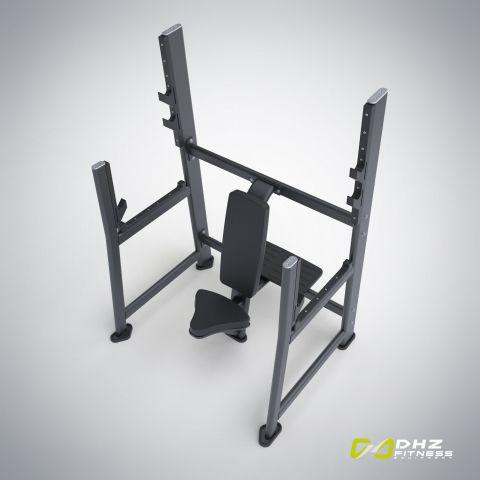 E-7051 Скамья для вертикального жима штанги (Olympic Seated Bench)