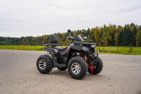 Квадроцикл бензиновый WHITE SIBERIA BARS 200CC PRO (черный)