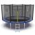 Батут EVO JUMP External 12ft (Зеленый/синий) 