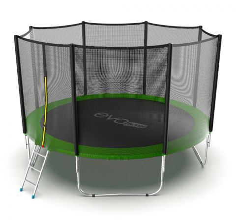 Батут EVO JUMP External 12ft (Зеленый/синий) 