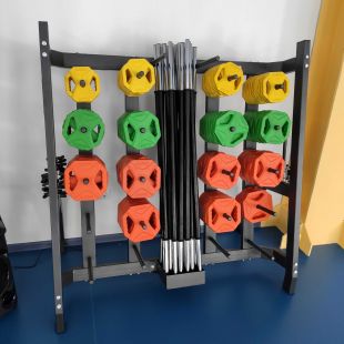 Стойка для фитнес штанг PROFI-FIT 5401C, до 30 шт