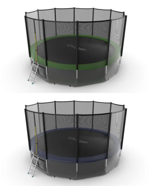 Батут Evo Jump External 16ft Lower Net (Зеленый / Синий)