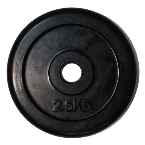 Диск обрезиненный Classic черный D26 мм PROFI-FIT 2,5 кг
